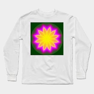 Floral Symmetry Long Sleeve T-Shirt